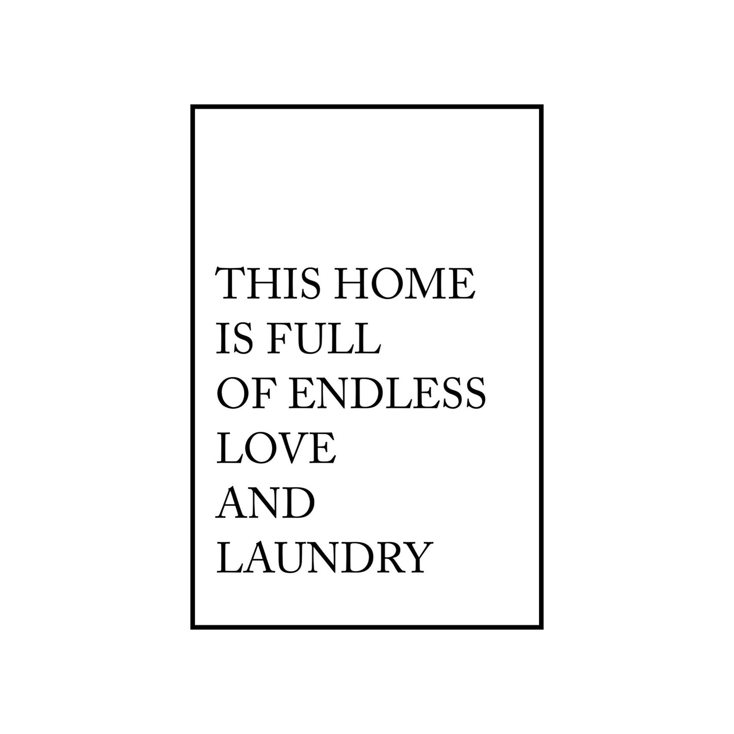 This home is full of love and laundry - THE WALL STYLIST