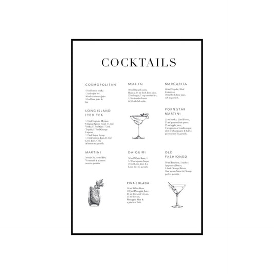 The cocktail guide - THE WALL STYLIST