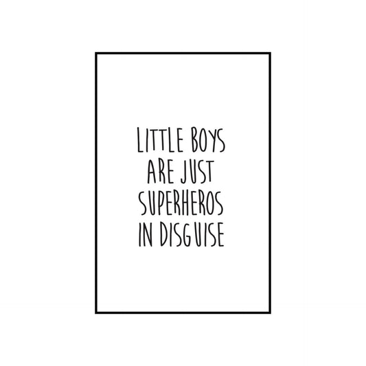 Little boys are just superhero’s in disguise - THE WALL STYLIST