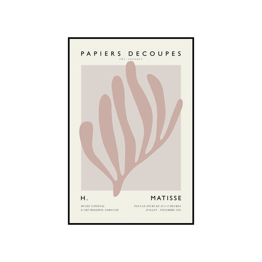 Matisse Exhibition Blush poster
