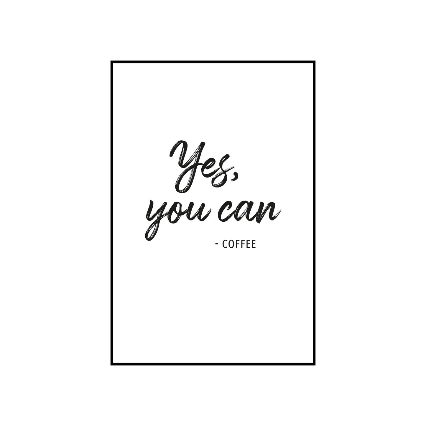 Yes you can - coffee