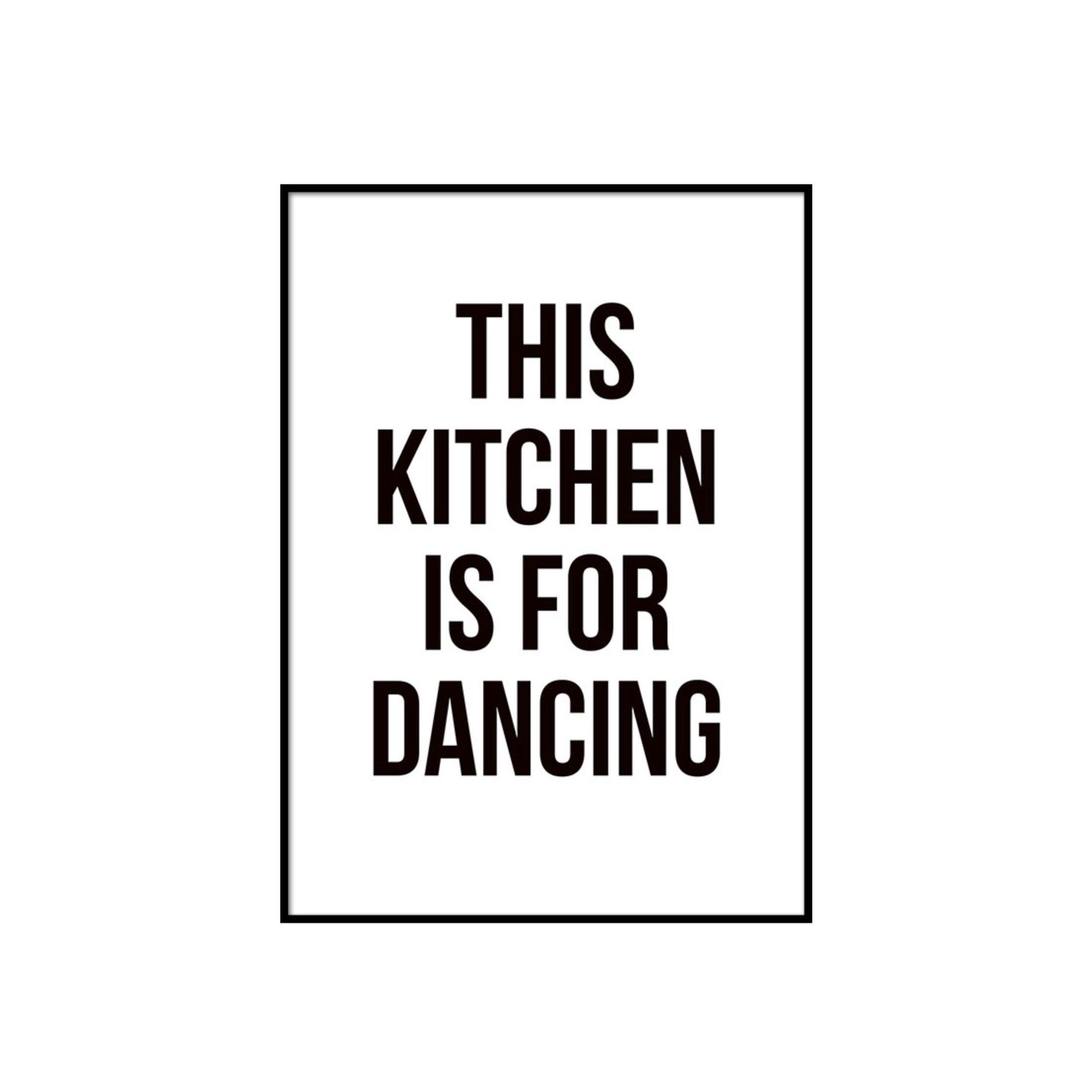 This kitchen is for dancing - THE WALL STYLIST