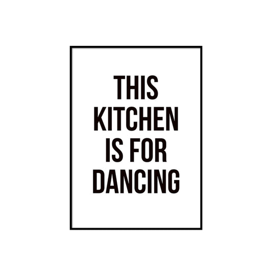 This kitchen is for dancing - THE WALL STYLIST