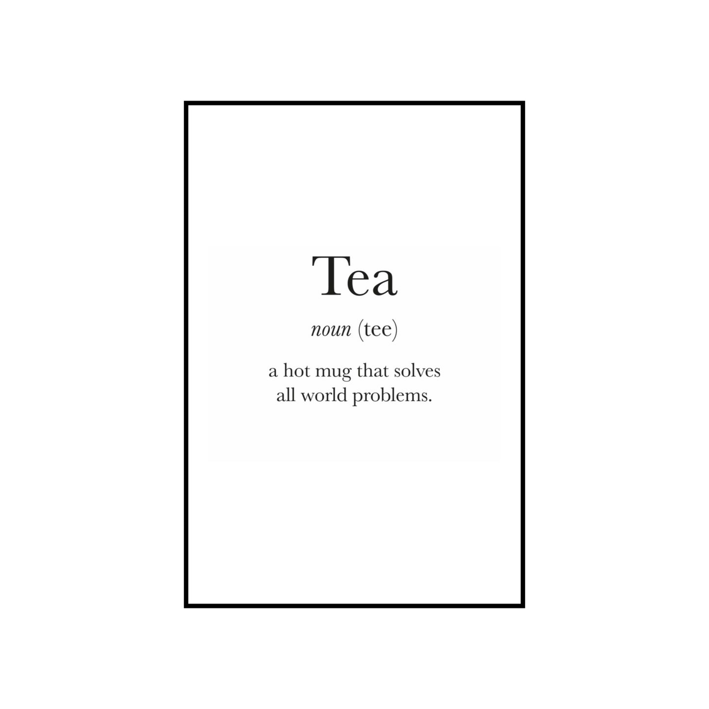 Tea definition