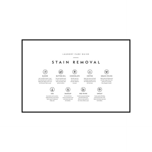 Stain removal guide