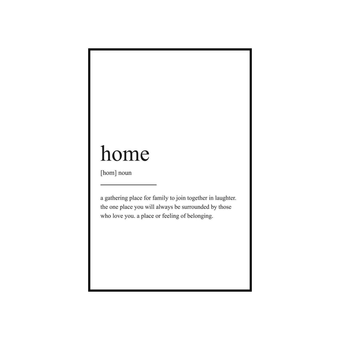 Home definition