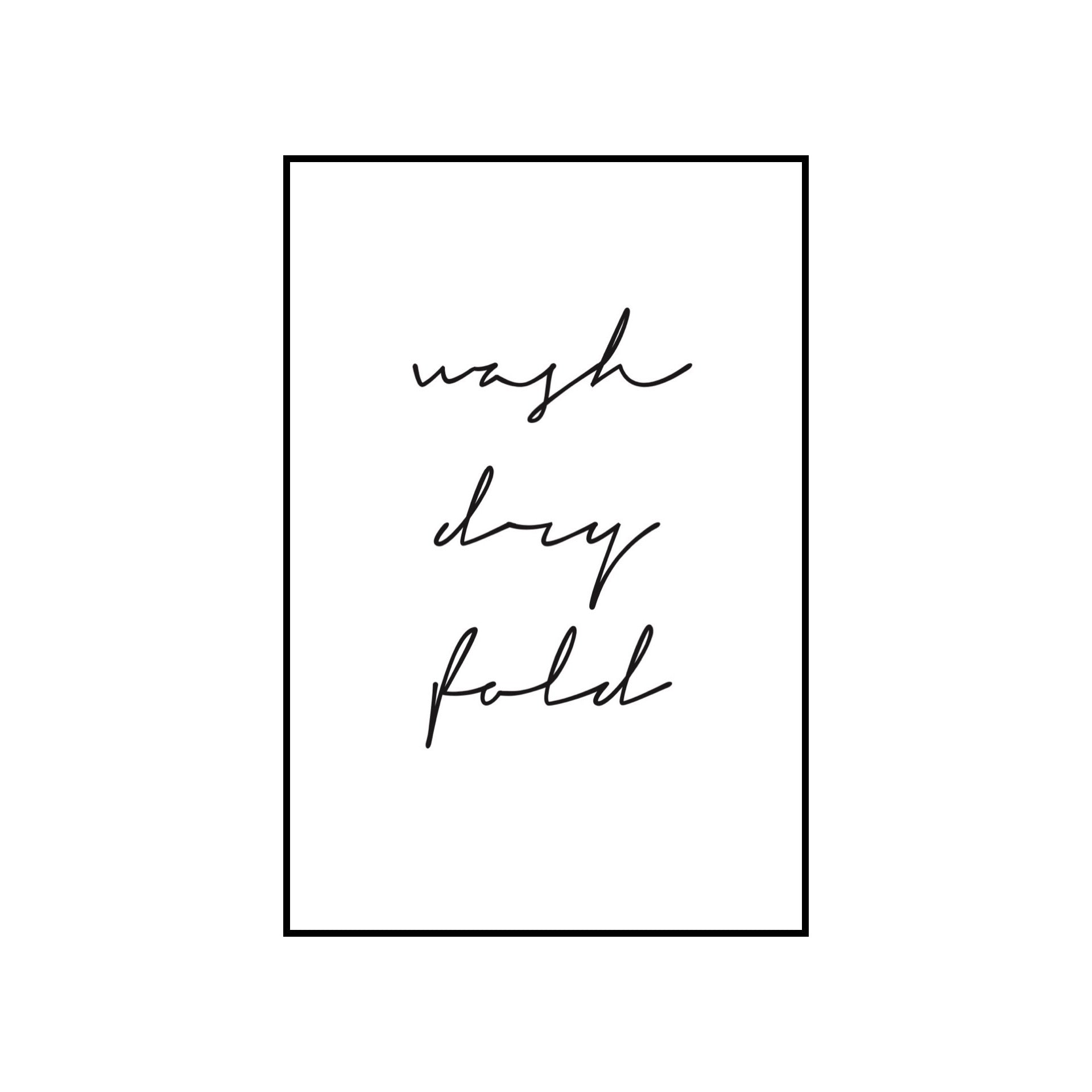 Wash dry fold - THE WALL STYLIST