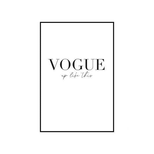 Vogue up like this - THE WALL STYLIST
